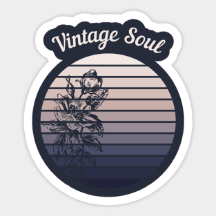 Vintage Soul-flower Sticker